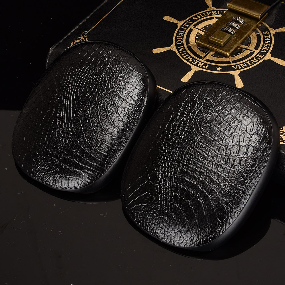 Headphone Case Hard - PU-leer harde plastic hoes voor Airpods