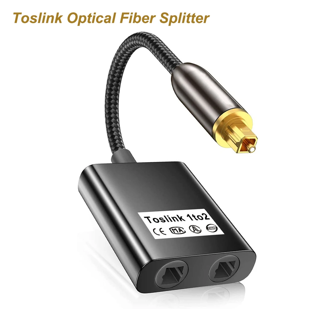 Audio Splitter Y - 1 Mannelijke Ingang Naar 2 Vrouwelijke