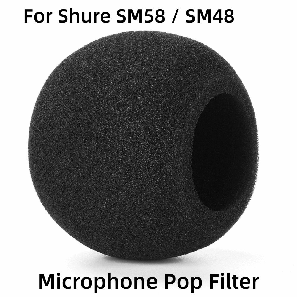 Shure Mic Sm58 - Vervangende microfoon windkap van gevlokte spons,