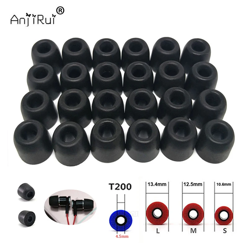 Earphone Foam Tip - 12 paar ANJIRUI Memory Foam oorkussens