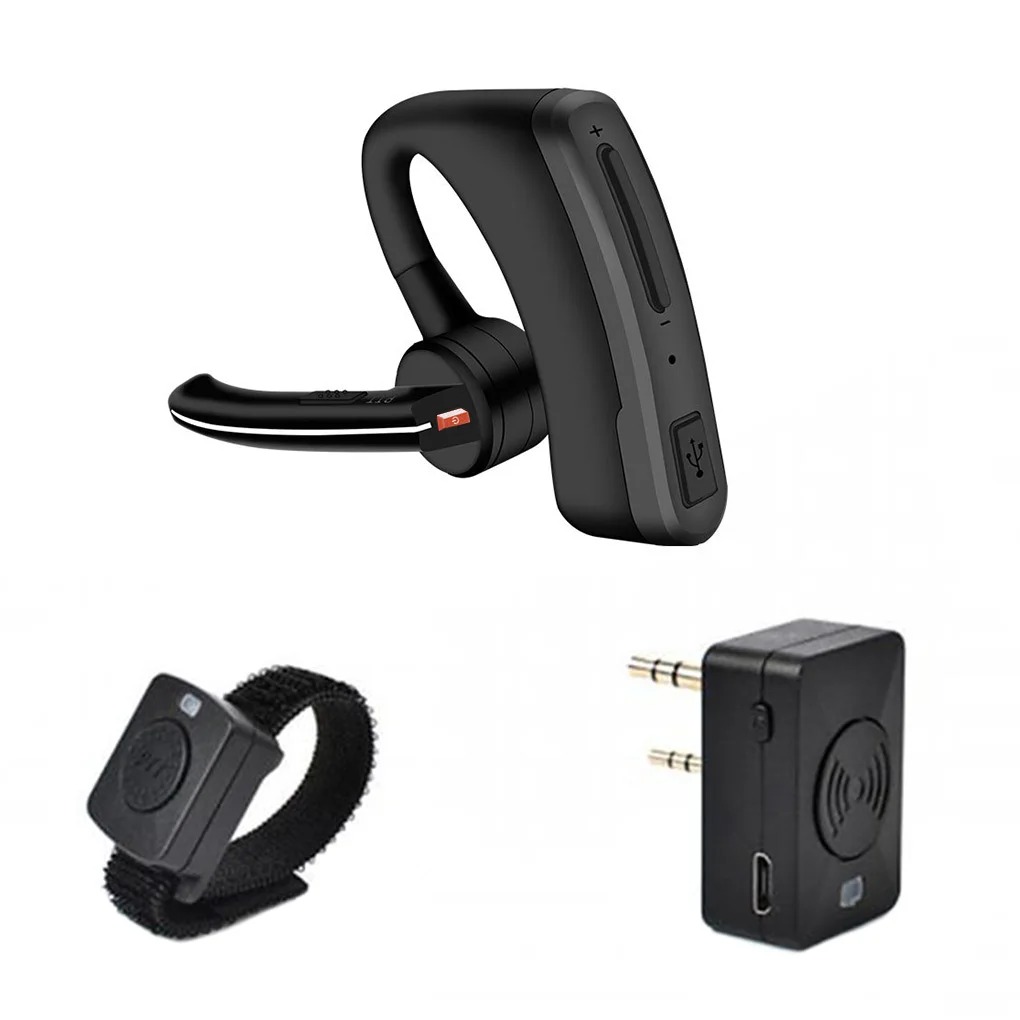 Bluetooth Headset On Ear - Walkie Talkie Draadloze Headset Bluetooth Headsets
