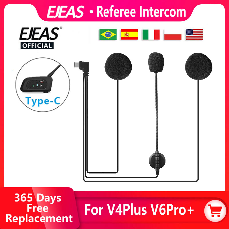 Usb C Earphone - Originele EJEAS Type-C Interface Headset Montageclip