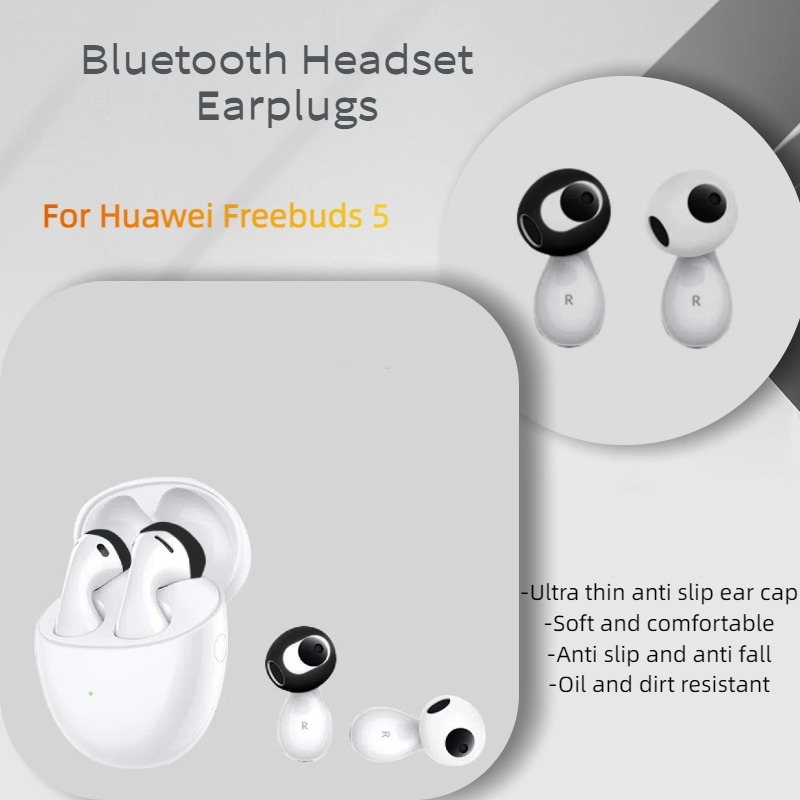 Silicone Ear Tip Replacement - Ultradunne Bluetooth Headset Oordopjes voor Huawei