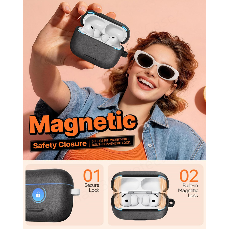    2026 Voor AirPod Pro 3 Mag - Headphone Case Hard recensie en prijs