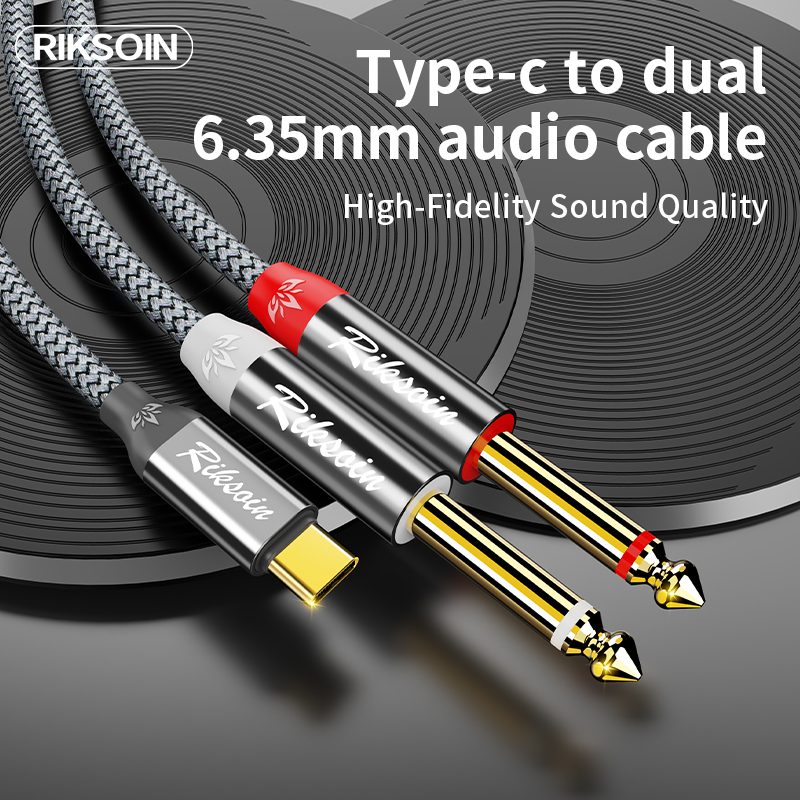 USB Type-C naar dubbele 6,35 m - Audio Splitter Y recensie en prijs