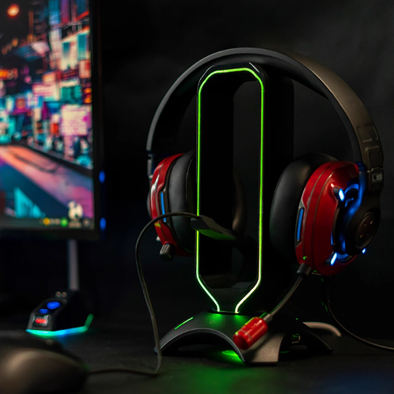 RGB-headsetstandaard met muis  - Gaming Headset Rgb recensie en prijs