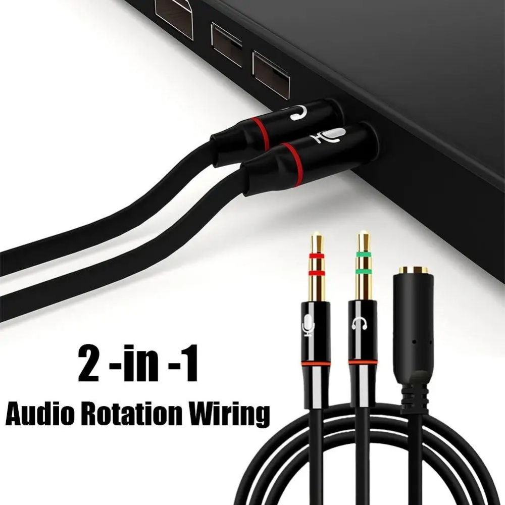 3,5 mm hoofdtelefoon microfoon - Audio Splitter Y recensie en prijs