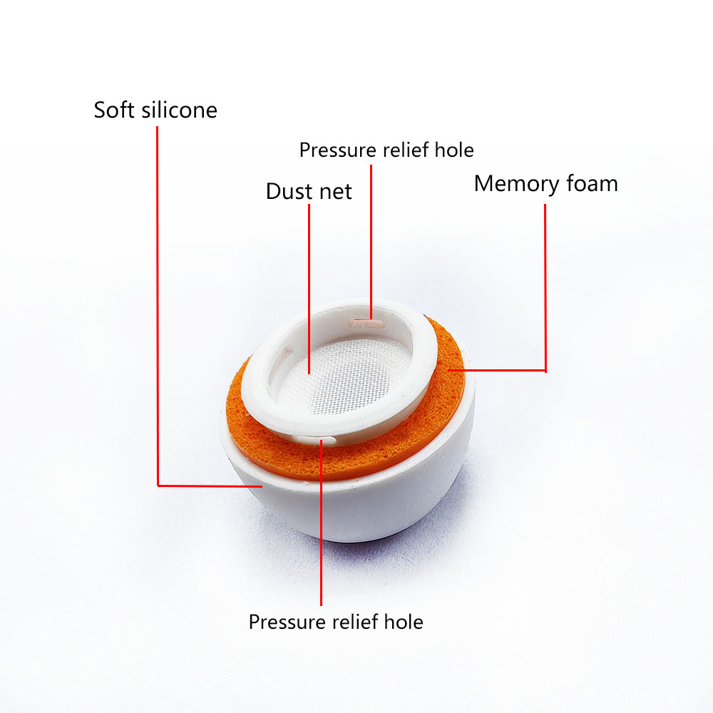 1 paar Memory Foam Oordopjes v - Earphone Foam Tip recensie en prijs