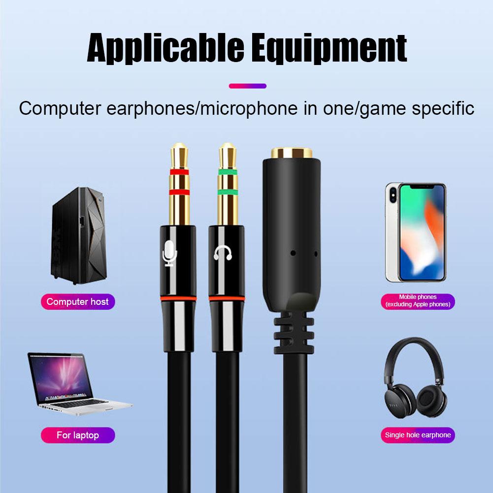 Hoofdtelefoon Microfoon Audio  - Audio Splitter Y recensie en prijs
